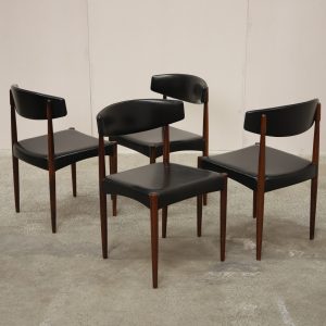 Fire spisestole i massiv palisander - Image 2