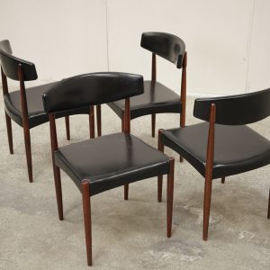 Fire spisestole i massiv palisander - Image 3