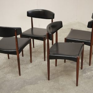 Fire spisestole i massiv palisander - Image 4