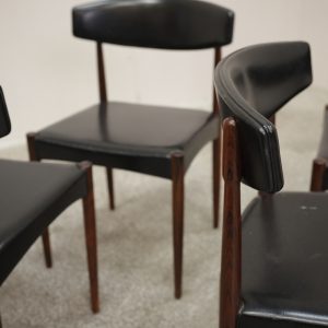 Fire spisestole i massiv palisander - Image 5