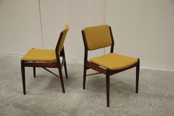 To spisestole i palisander af Arne Vodder, produceret hos Sibast Furniture - Image 3