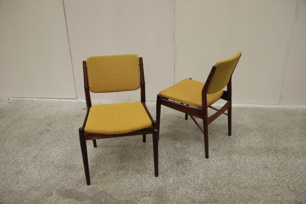 To spisestole i palisander af Arne Vodder, produceret hos Sibast Furniture - Image 10