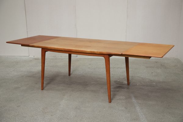Spisebord med tillægsplader, teak, Alfred Christensen model 371/Boomerang - Image 2