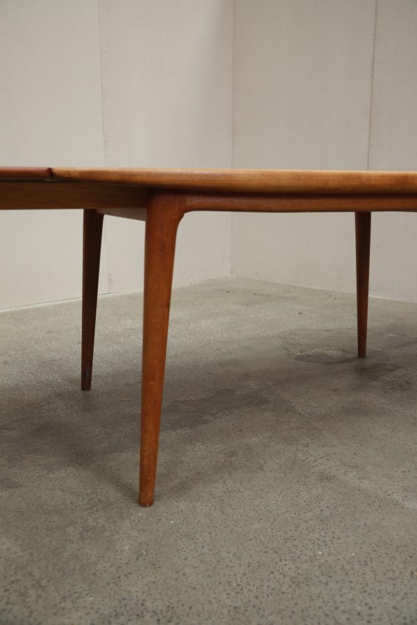 Spisebord med tillægsplader, teak, Alfred Christensen model 371/Boomerang - Image 20
