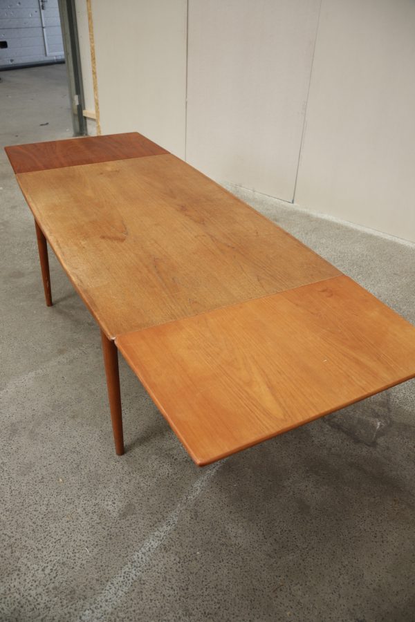 Spisebord med tillægsplader, teak, Alfred Christensen model 371/Boomerang - Image 22