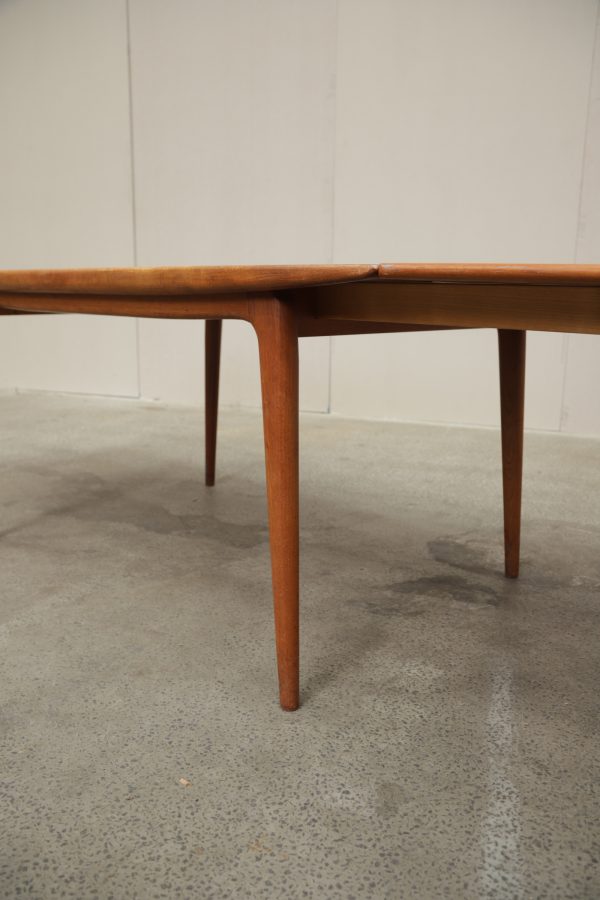 Spisebord med tillægsplader, teak, Alfred Christensen model 371/Boomerang - Image 23