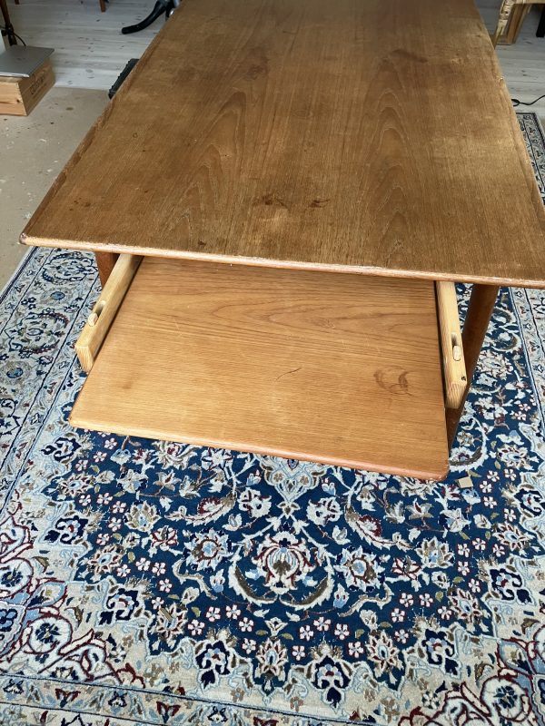 Spisebord med tillægsplader, teak, Alfred Christensen model 371/Boomerang - Image 17