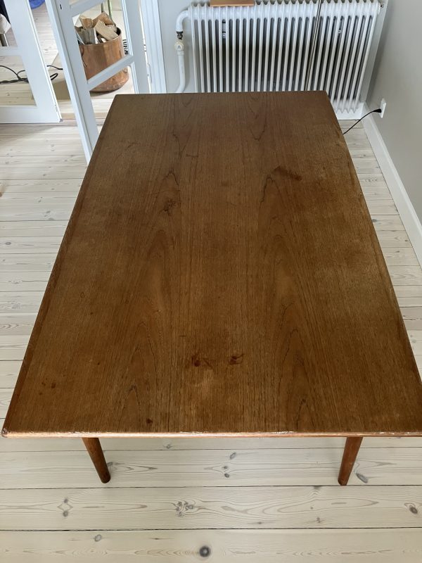 Spisebord med tillægsplader, teak, Alfred Christensen model 371/Boomerang - Image 4