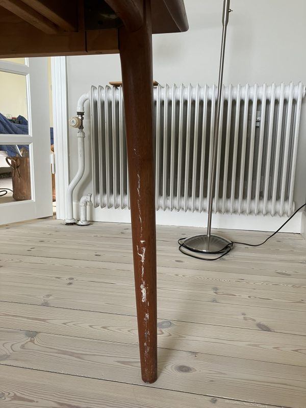 Spisebord med tillægsplader, teak, Alfred Christensen model 371/Boomerang - Image 5