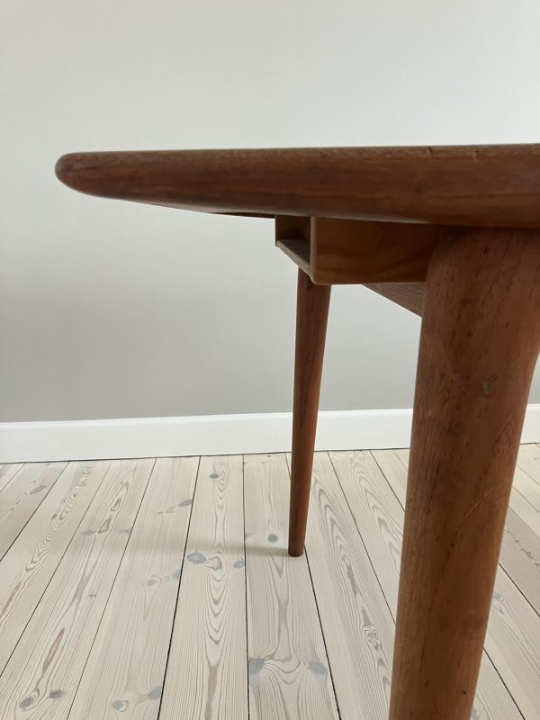 Spisebord med tillægsplader, teak, Alfred Christensen model 371/Boomerang - Image 13