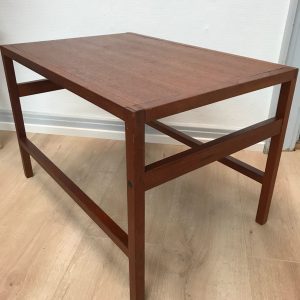 Sofabord, kantet, teak - Image 3