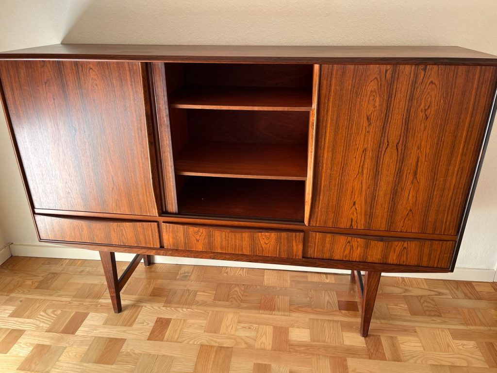 Dækketøjsskab, palisander, EW Bach