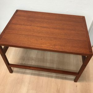 Sofabord, kantet, teak - Image 4