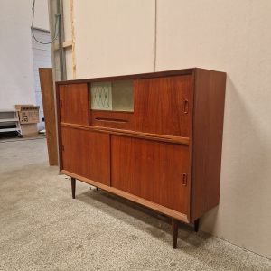 Skænk, med glaslåge og skydelåger - Image 5