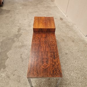 Bænk i krom og palisander - Image 7