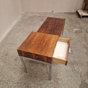 Bænk i krom og palisander - Image 8