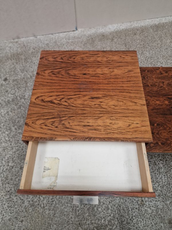 Bænk i krom og palisander - Image 7
