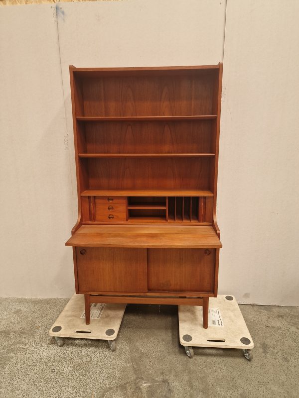 Bornholmerreol i teak med skydelåger - Image 2