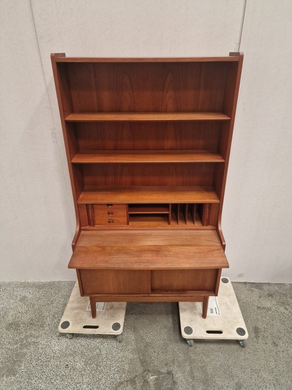 Bornholmerreol i teak med skydelåger - Image 4