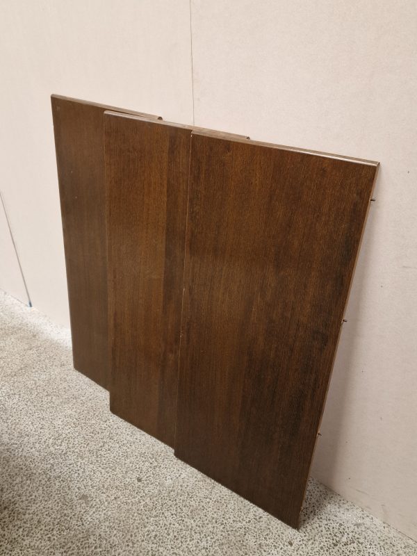 Rundt spisebord i massiv egetræ med tillægsplader - Image 6