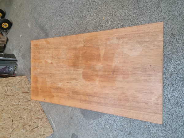 Skrivebord med jalousilåge, teak - Image 6