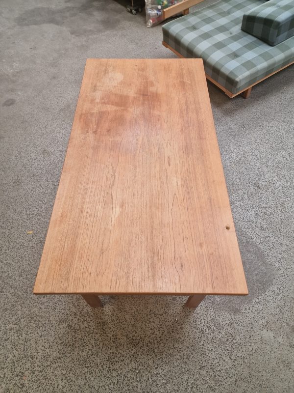 Skrivebord med jalousilåge, teak - Image 8