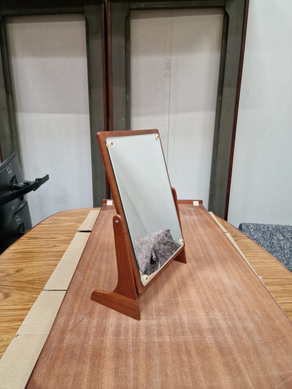 Vipbart spejl, teak - Image 5