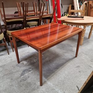 Spisebord med hollandsk udtræk, palisander, Kjærnulf - Image 1