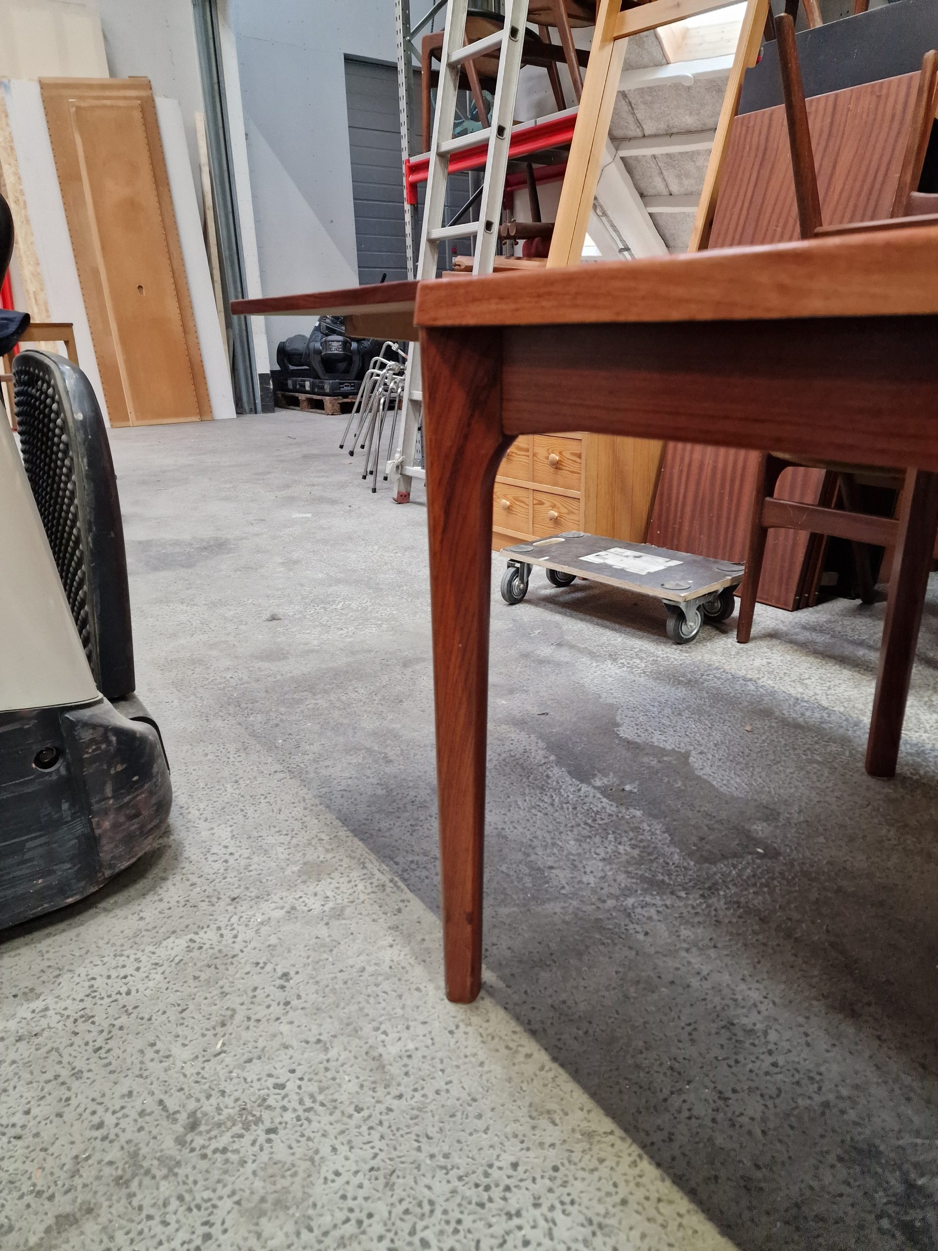 Spisebord med hollandsk udtræk, palisander, Kjærnulf - Image 6