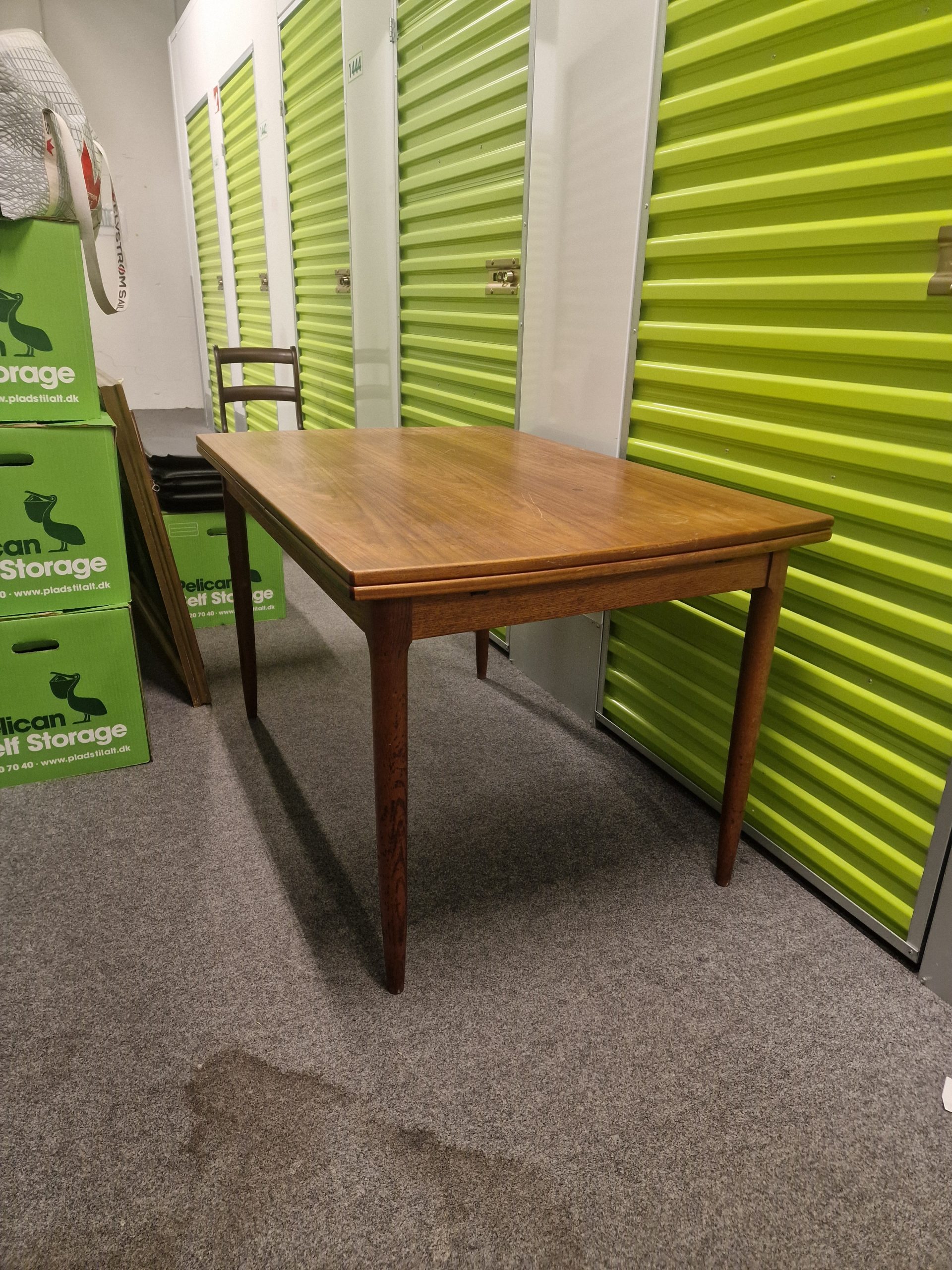 Spisebord i teak med hollandsk udtræk - Image 1