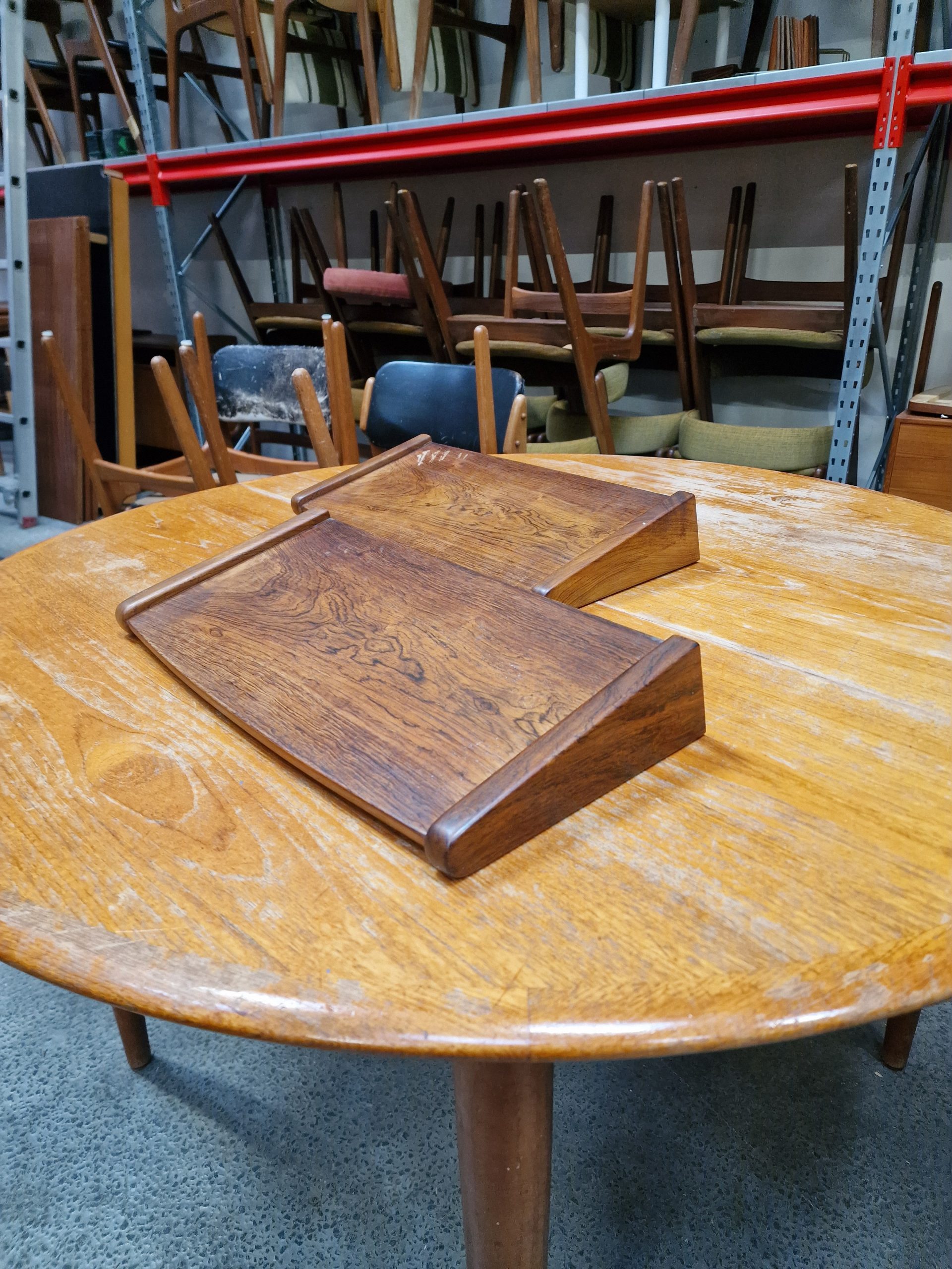 Sæt væghængte natborde i palisander - Image 1