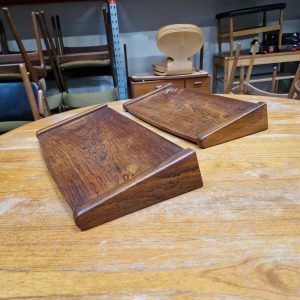 Sæt væghængte natborde i palisander - Image 6