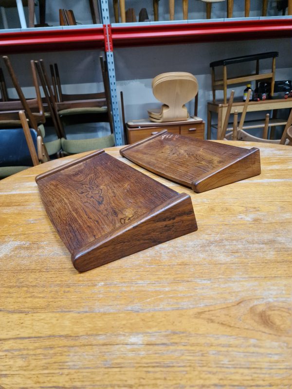 Sæt væghængte natborde i palisander