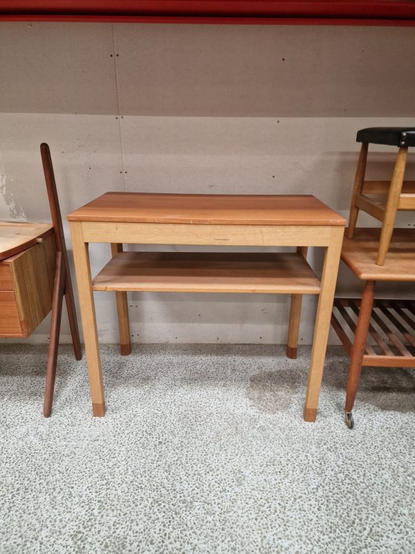 Sidebord, teak og egetræ, SKM