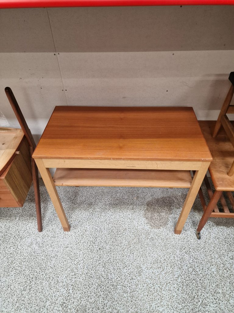 Sidebord, teak og egetræ, SKM