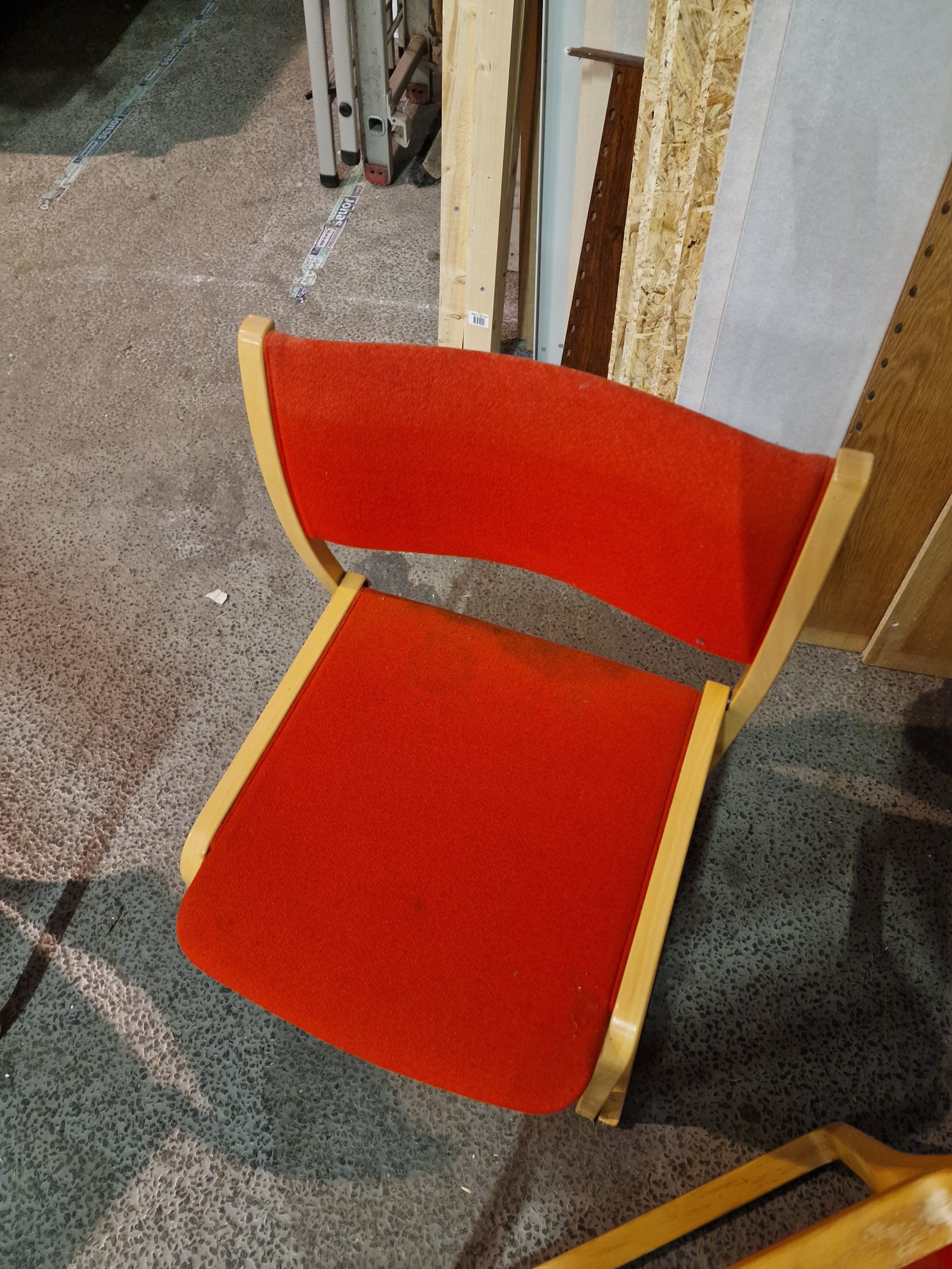 Fem konferencestole, bøgetræ - Image 6