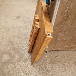 Kvadratisk spisebord i massiv egetræ - Image 2