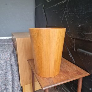 Papirkurv i teak - Image 1