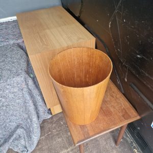 Papirkurv i teak - Image 2