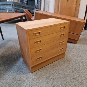 Lille kommode i egetræ, Hundevad - Image 7