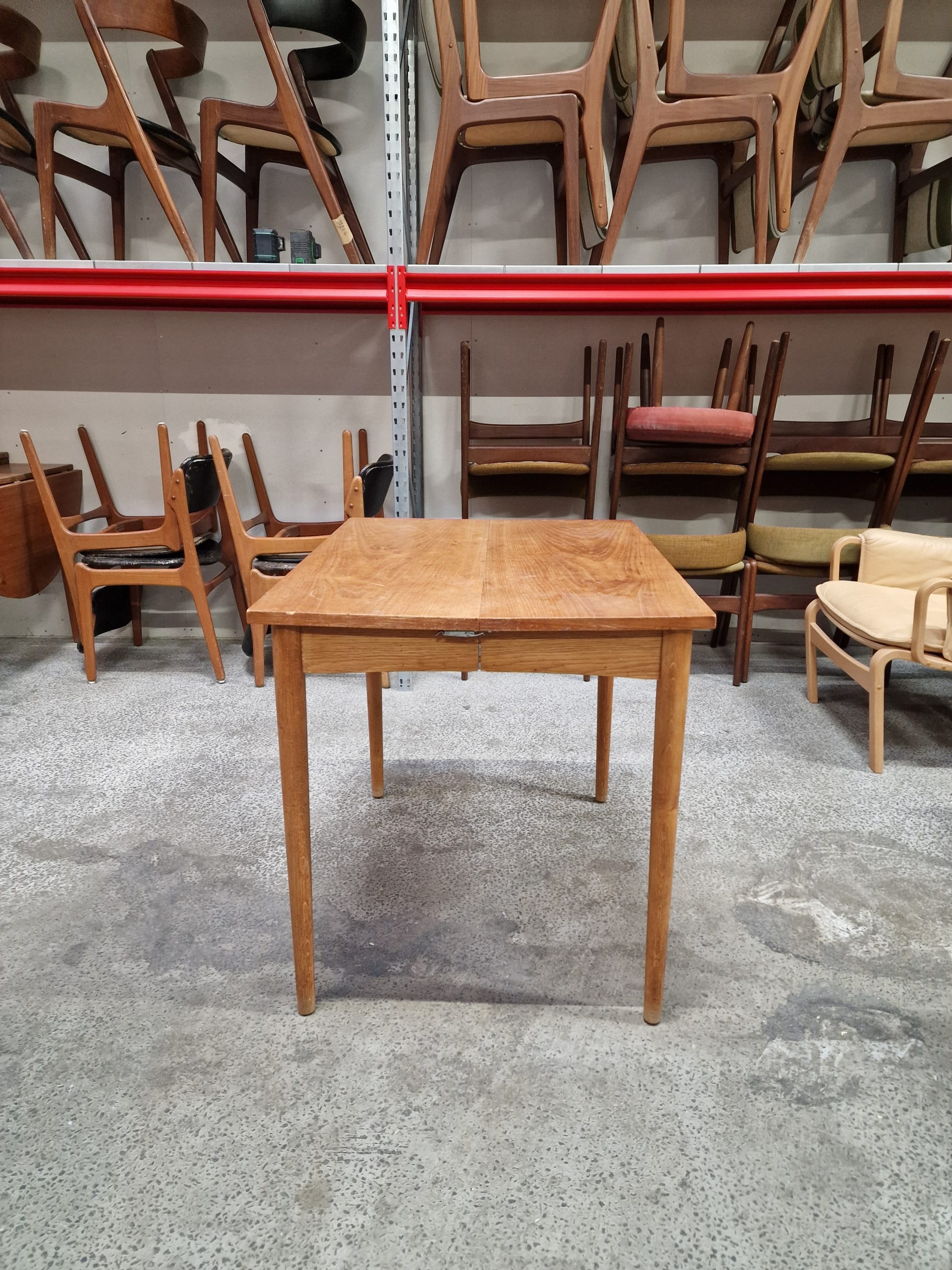 Spisebord med klapper, teak - Image 2