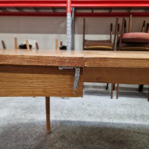 Spisebord med klapper, teak - Image 7