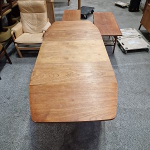 Spisebord med klapper, teak - Image 9