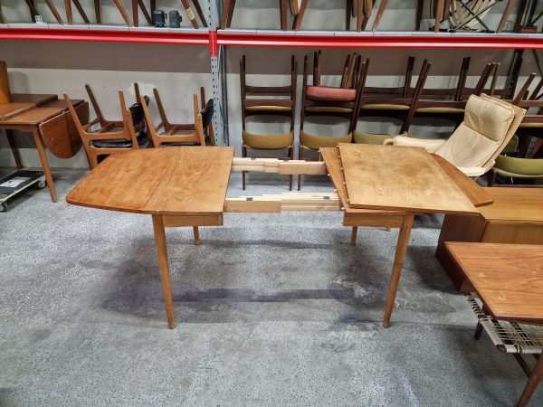 Spisebord med klapper, teak