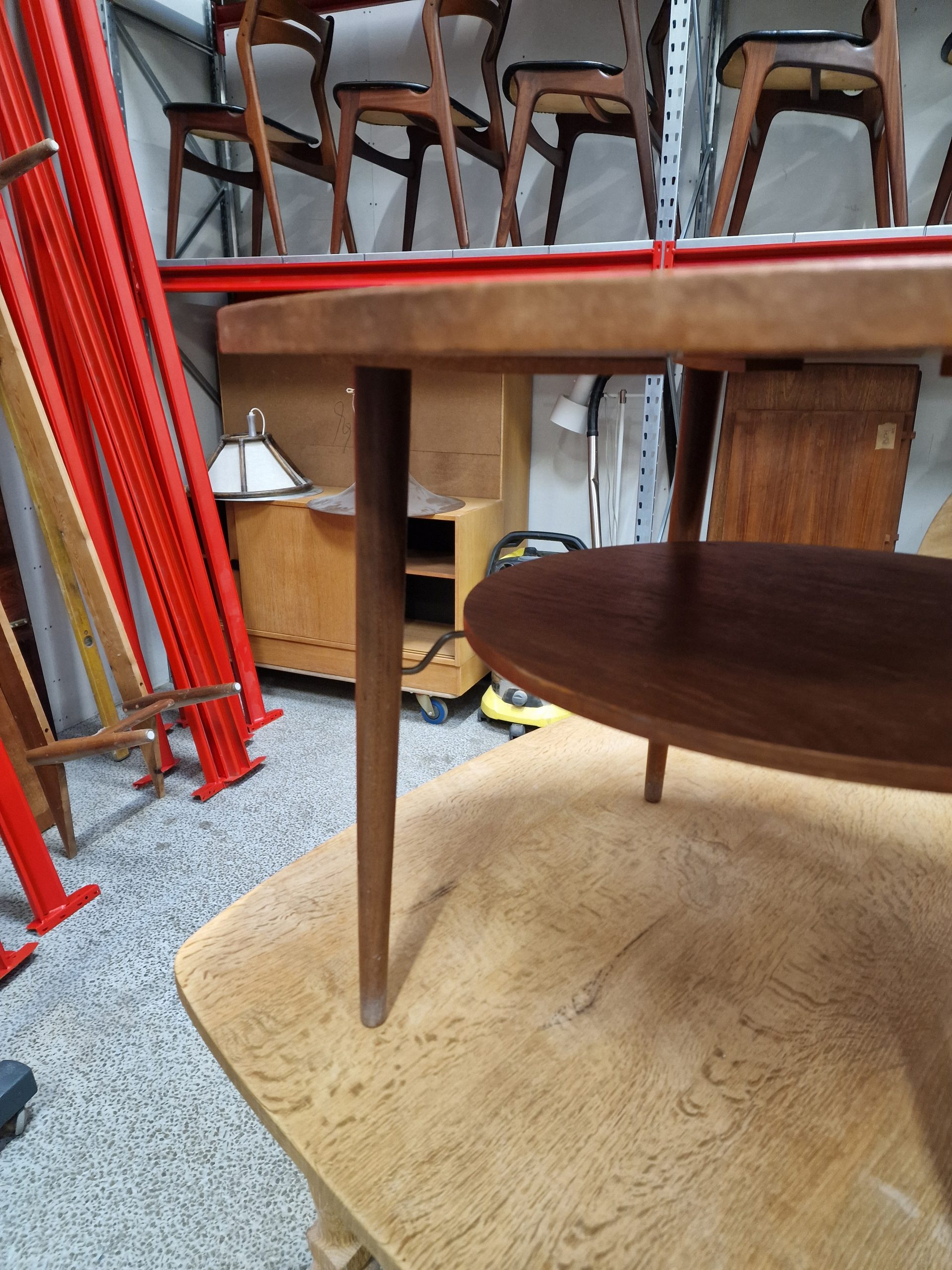 Rundt sofabord, palisander - Image 2