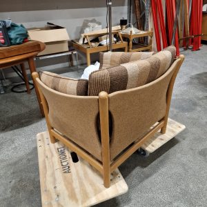 Lænestol, massiv egetræ, Arne Norell - Image 5