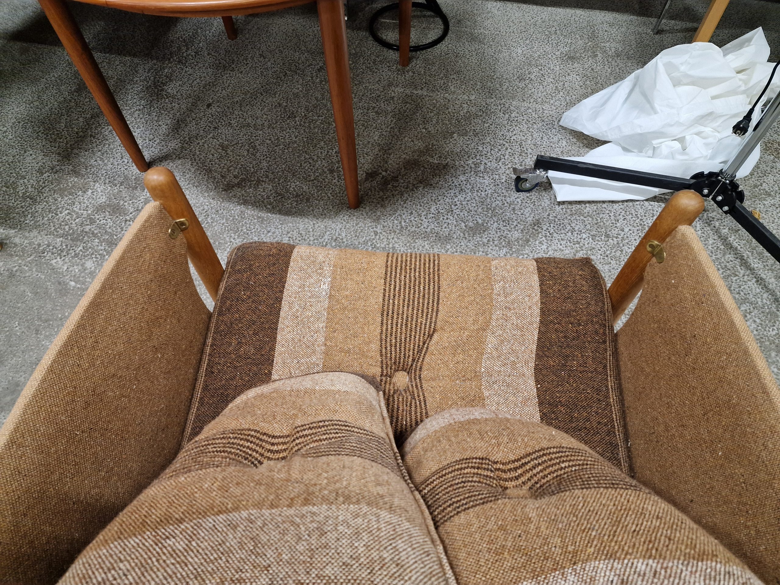 Lænestol, massiv egetræ, Arne Norell - Image 2