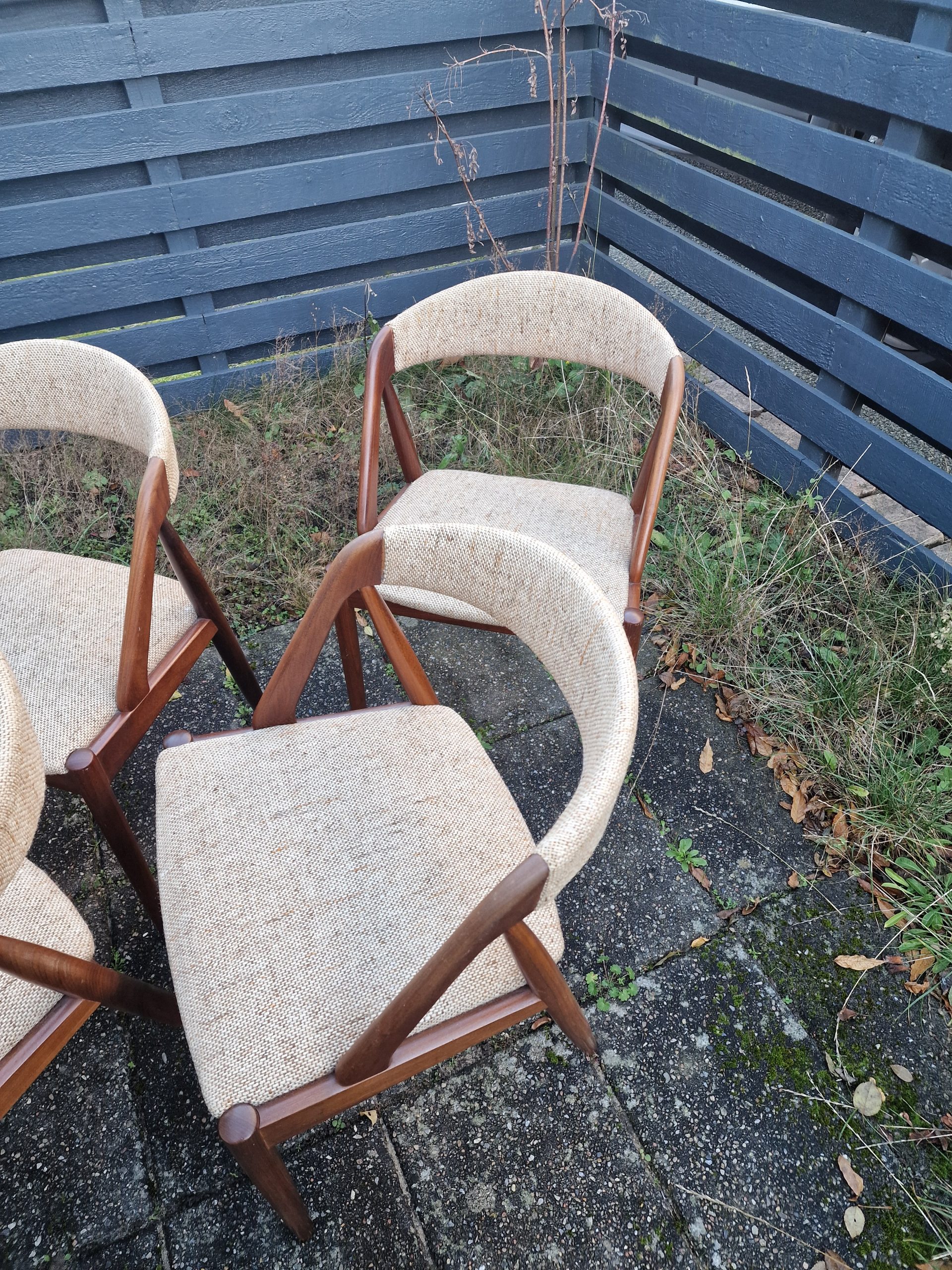 6 stk spisestole i massiv teak, Kai Kristiansen, model 31 - Image 6