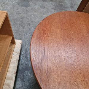 Rundt spisebord i teak uden tillægsplader, Villy Schou Andersen - Image 6