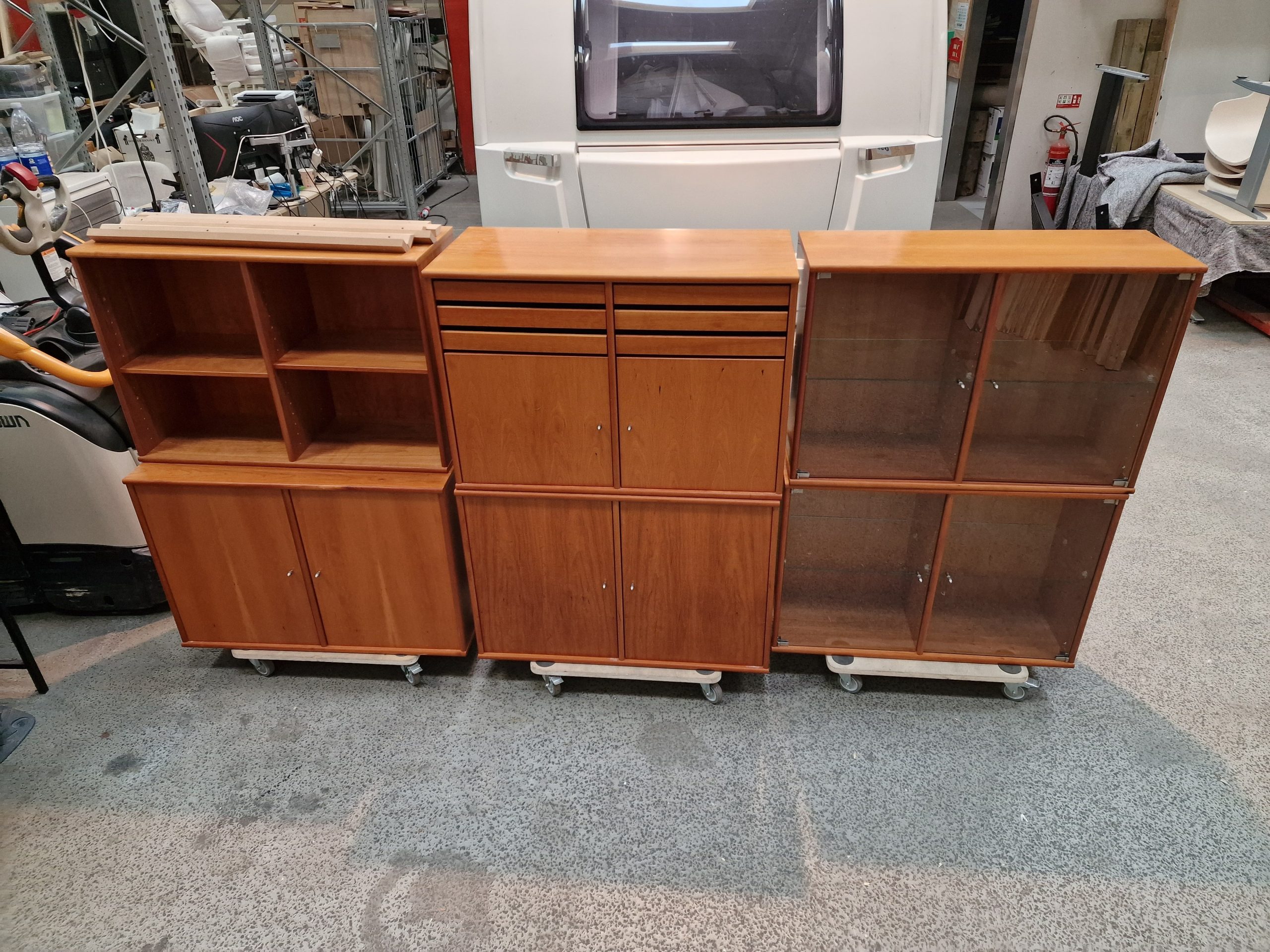 Væghængte reoler, Mistral, Kirsebær - Image 2